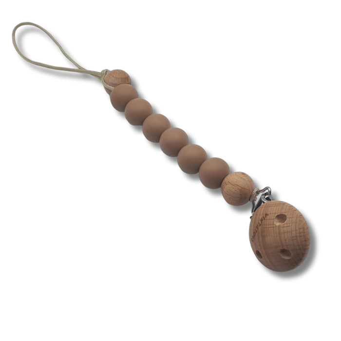Pacifier cord - brown - VintaToys