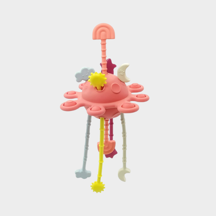 Sensorisches Ziehspielzeug - Rosa