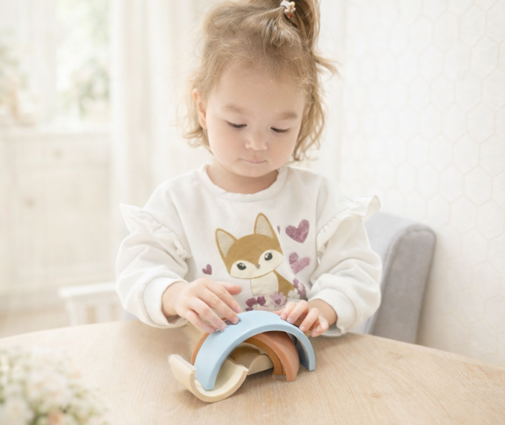 regenboog-stapelspeelgoed-vintatoys