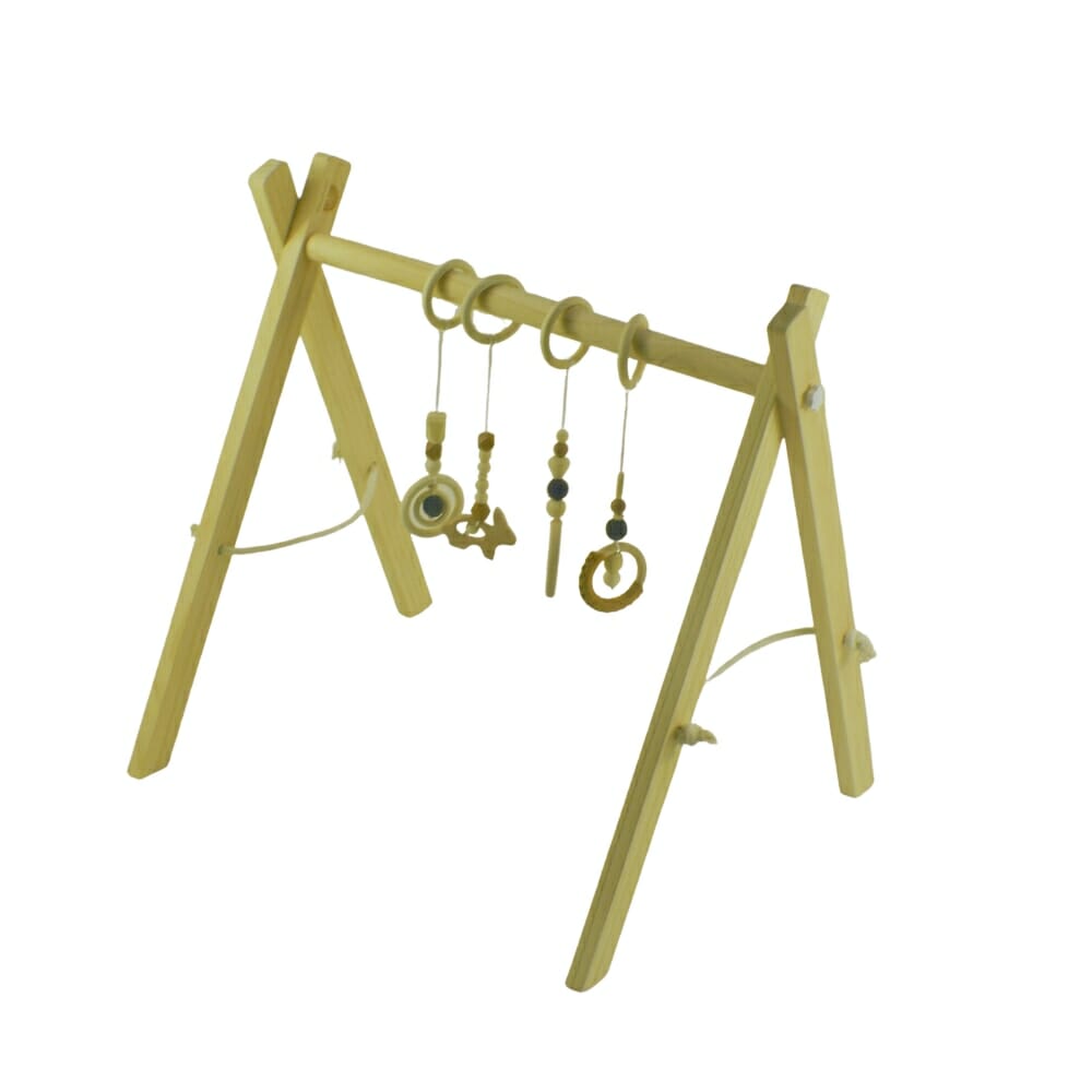 houten babygym baby ontwikkeling