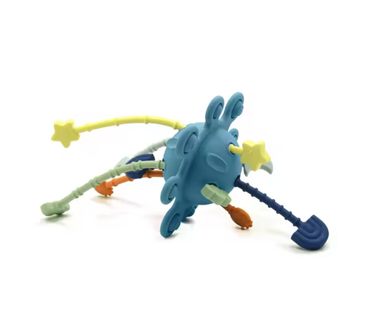 sensorisch babyspeelgoed blauw jongen